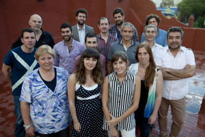 Los diez finalistas del Premio La Voluntad. Foto: Eduardo Carrera/Anfibia