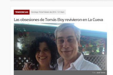 Las obsesiones de Tomás Eloy revivieron en La Cueva