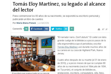 Tomás Eloy Martínez, su legado al alcance del lector
