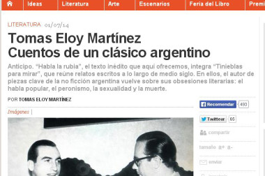 Tomas Eloy Martínez  Cuentos de un clásico argentino