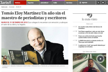 Tomás Eloy Martínez Un año sin el maestro de periodistas y escritores