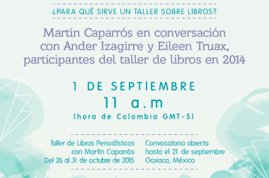 Webinar con Martín Caparrós