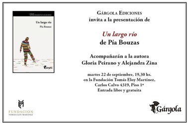 Pía Bouzas su presenta nuevo libro en Fundación TEM