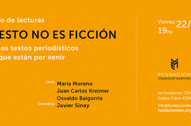 Leer crónicas como ceremonia íntima