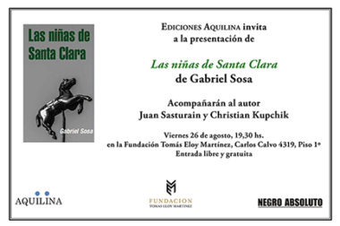 Presentación de “Los niños de Santa Clara” de Gabriel Sosa