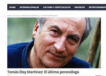Tomás Eloy Martínez: el último peronólogo